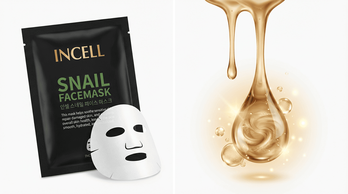 Incell Snail Facemask Korean skincare product